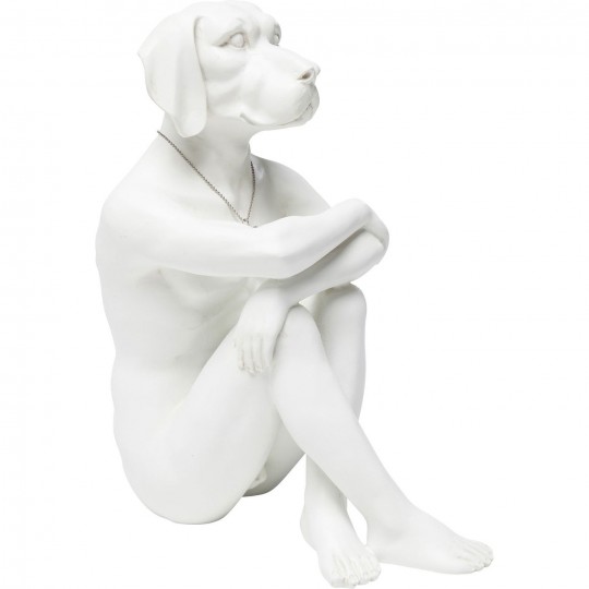 Deco Figurine Gangster Dog Cream Kare Design Deco Figurine Gangster Dog Cream Kare Design