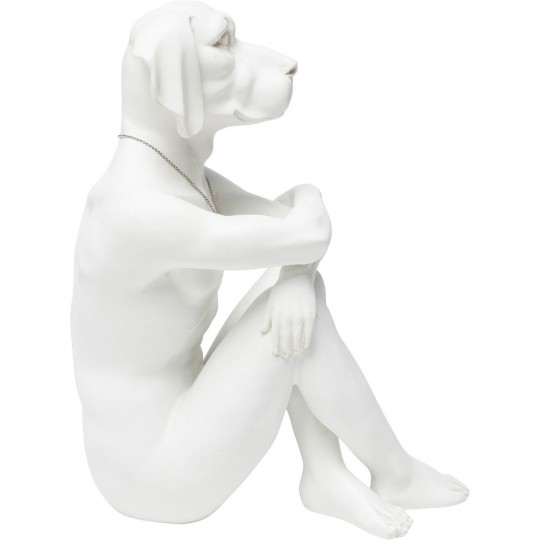 Deco Figurine Gangster Dog Cream Kare Design Deco Figurine Gangster Dog Cream Kare Design