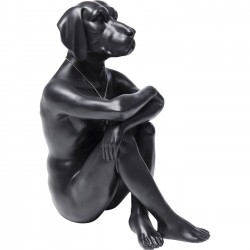 Deco Figurine Gangster Dog Black Kare Design