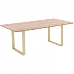 Table Symphony Brass 200x100cm Kare Design