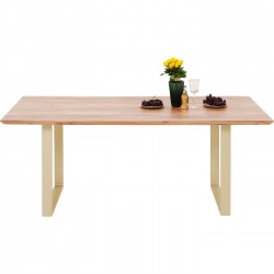 Table Symphony Brass 200x100cm Kare Design