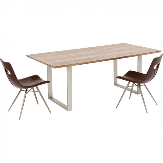 Table Symphony Silver 200x100cm Kare Design Table Symphony Silver 200x100cm Kare Design