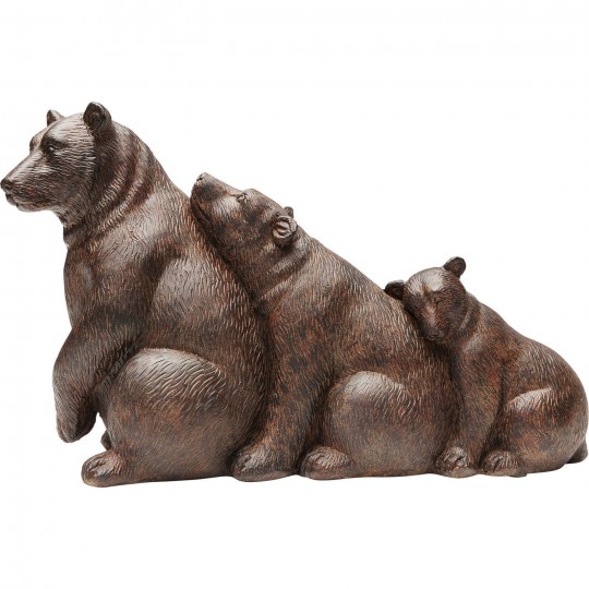 Peça Decorativa Relaxed Bear Family