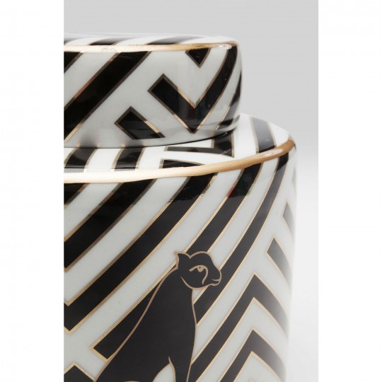 Deco Jar Panther 16cm Kare Design