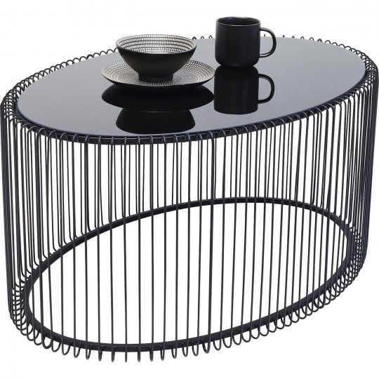 Coffee Table Wire Uno Black 60x90cm Kare Design Coffee Table Wire Uno Black 60x90cm Kare Design