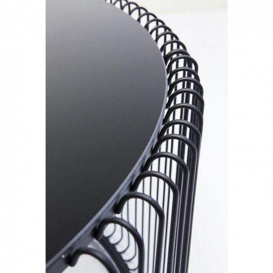 Coffee Table Wire Uno Black Ø80cm Kare Design Coffee Table Wire Uno Black Ø80cm Kare Design