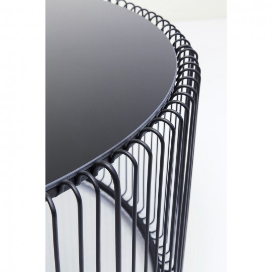 Coffee Table Wire Uno Black Ø80cm Kare Design Coffee Table Wire Uno Black Ø80cm Kare Design