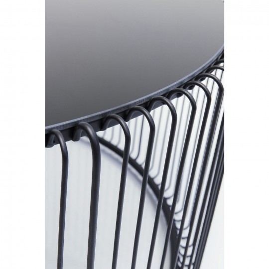 Coffee Table Wire Uno Black Ø80cm Kare Design Coffee Table Wire Uno Black Ø80cm Kare Design