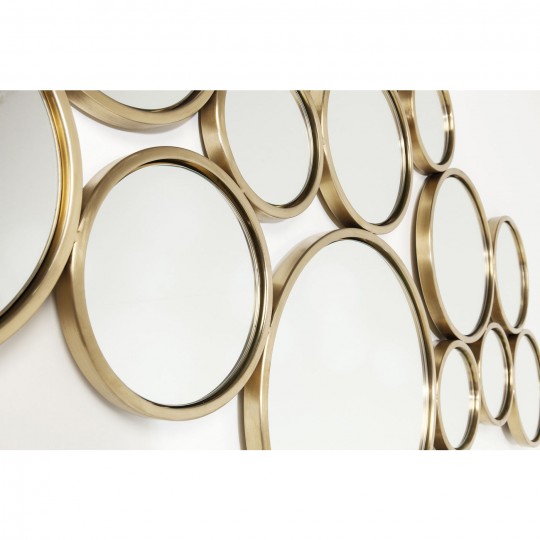 Espelho Bubbles Brass 93x138cm Espelho Bubbles Brass 93x138cm