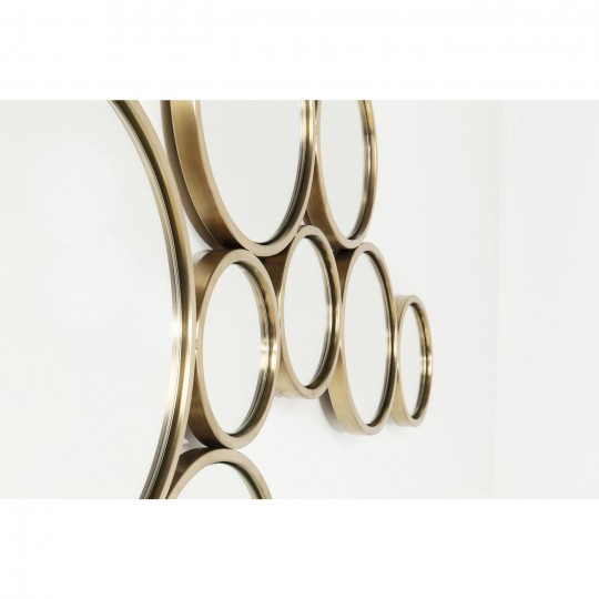 Espelho Bubbles Brass 93x138cm Espelho Bubbles Brass 93x138cm