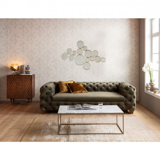 Espelho Bubbles Brass 93x138cm Espelho Bubbles Brass 93x138cm