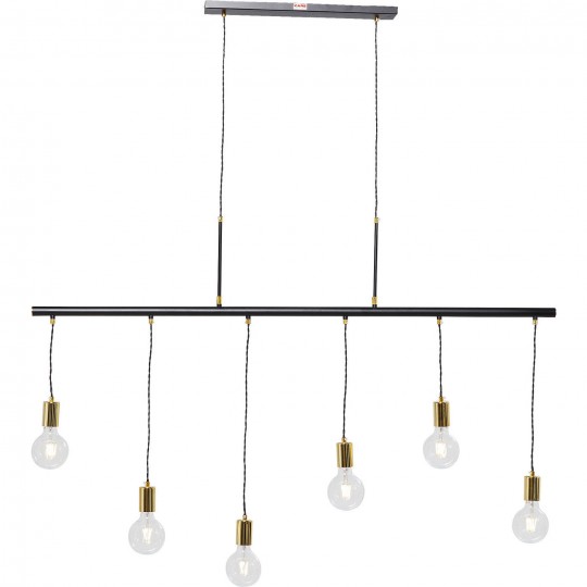 Pendant Lamp Pole Black Six Kare Design
