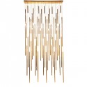 Pendant Lamp Living Vegas Deluxe Brass LED Kare Design