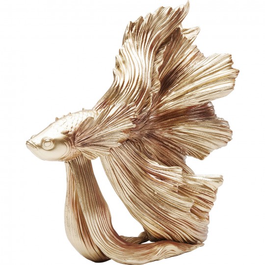 Peça Decorativa Betta Fish Gold Small