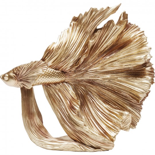 Peça Decorativa Betta Fish Gold Small