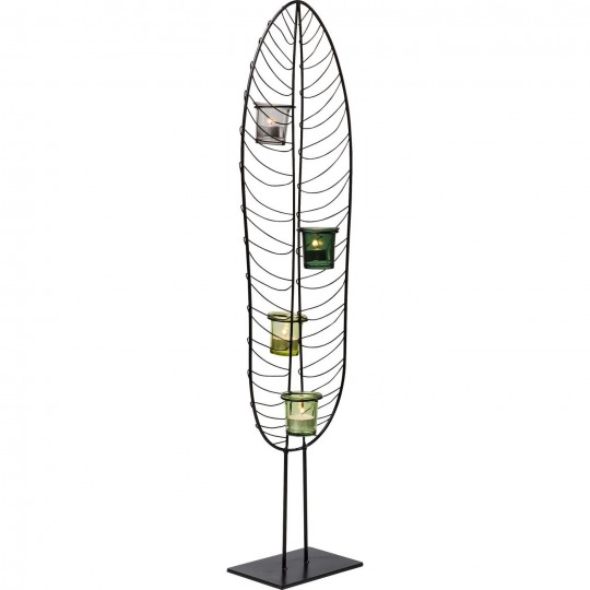 Porta velas Leaf Wire 86cm