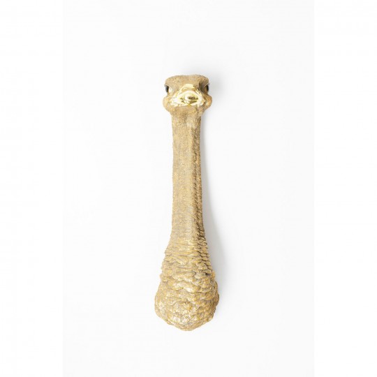 Wall Decoration Ostrich Gold Kare Design