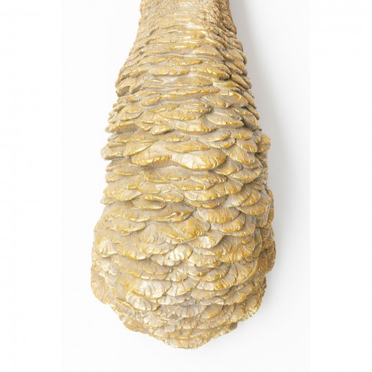 Decoração de Parede Ostrich Dourada Decoração de Parede Ostrich Dourada