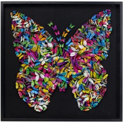Cadre décoratif Farfalla 120x120cm