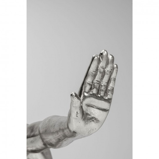 Peça Decorativa Athlete XL Prateado Peça Decorativa Athlete XL Prateado