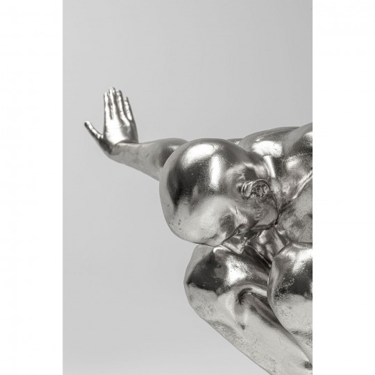 Peça Decorativa Athlete XL Prateado Peça Decorativa Athlete XL Prateado