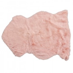 Peau de mouton Heidi mauve 85x60cm