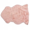 Peau de mouton Heidi mauve 85x60cm
