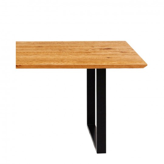 Table Symphony Oak Black 180x90cm Kare Design