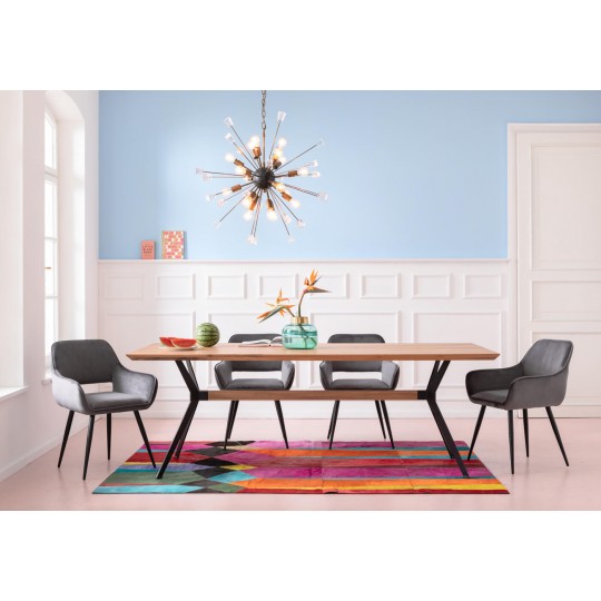 Chair with armrest San Francisco Grey Kare Design Chair with armrest San Francisco Grey Kare Design