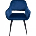 Chaise à./acc.  San Francisco bleu