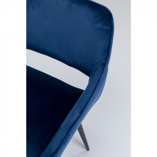 Chair with Armrest San Francisco Blue Kare Design