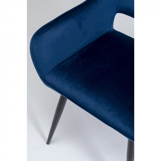 Chair with Armrest San Francisco Blue Kare Design