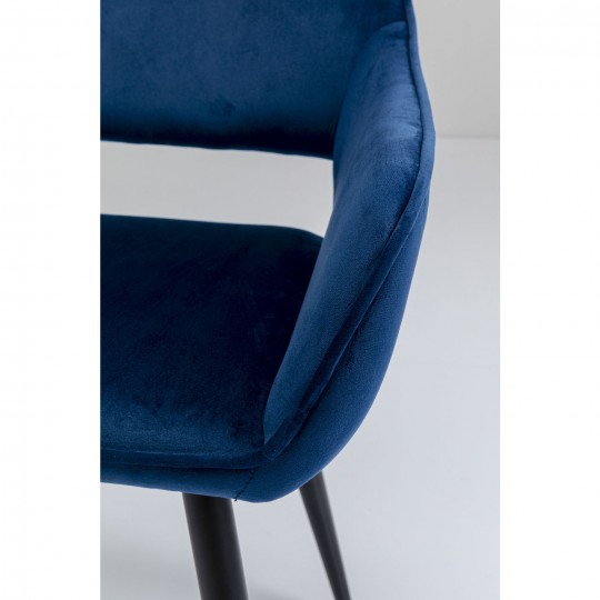 Chair with Armrest San Francisco Blue Kare Design