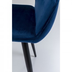 Chaise à./acc.  San Francisco bleu