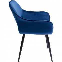 Chaise à./acc.  San Francisco bleu