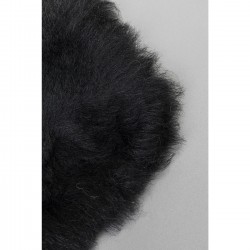 Peau de mouton Heidi noir 85x60cm