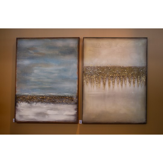 Oil Painting Abstract Horizon 120x90cm Kare Design