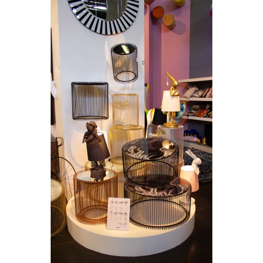 Mesa de Centro Wire Brass (conj.2) Mesa de Centro Wire Brass (conj.2)