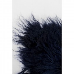 Seat Cushion Heidi Fur Blue 40x40cm