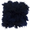 Seat Cushion Heidi Fur Blue 40x40cm