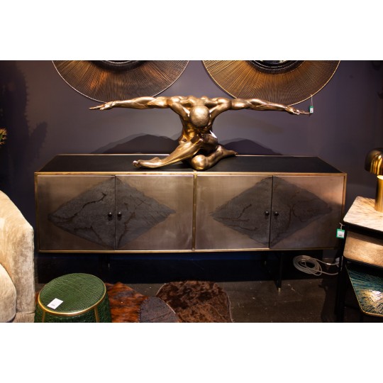 Deco Figurine Nude Man Bow 137cm Kare Design Deco Figurine Nude Man Bow 137cm Kare Design