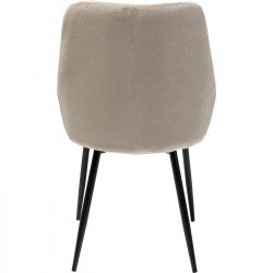 Chair East Side Velvet Champagne 52cm Kare Design