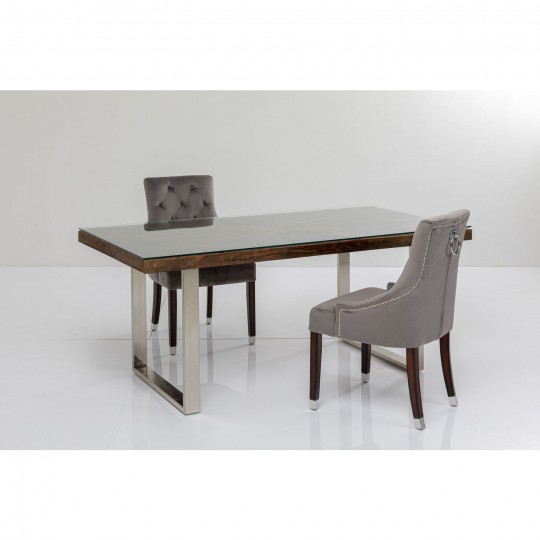 Table Conley chromé 180x90cm Kare Design Table Conley chromé 180x90cm Kare Design