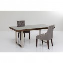 Table Conley chromé 180x90cm Kare Design