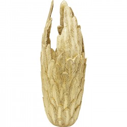 Vase Feathers doré 91cm