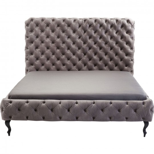 Bed Desire High Silver Grey 160x200 cm Kare Design Bed Desire High Silver Grey 160x200 cm Kare Design