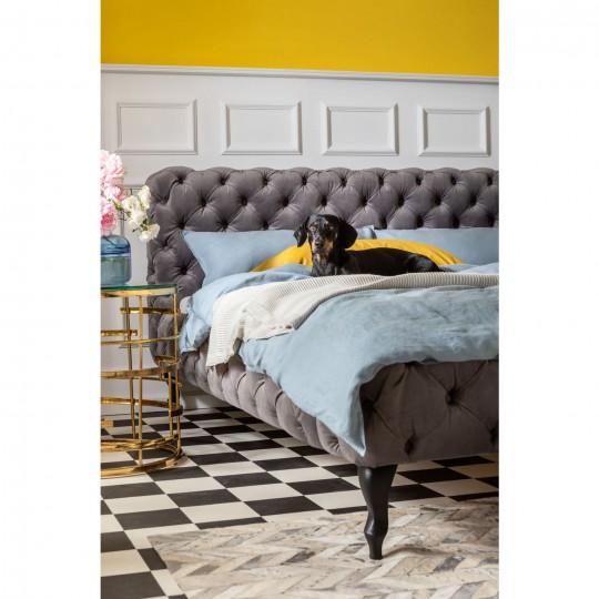 Cama Desire High Cinzenta 160x200 cm Cama Desire High Cinzenta 160x200 cm