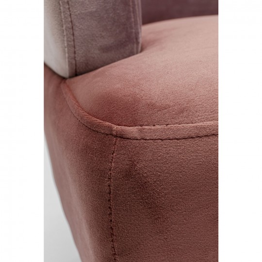 Sofa Sandwich 2 Seater Velvet Pink Kare Design