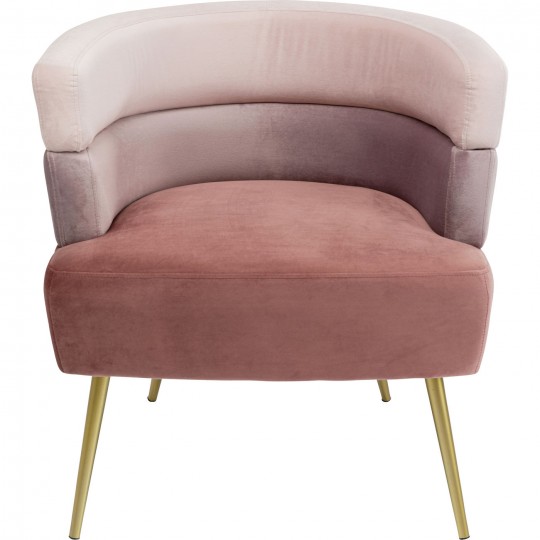 Armchair Sandwich velvet pink Kare Design Armchair Sandwich velvet pink Kare Design