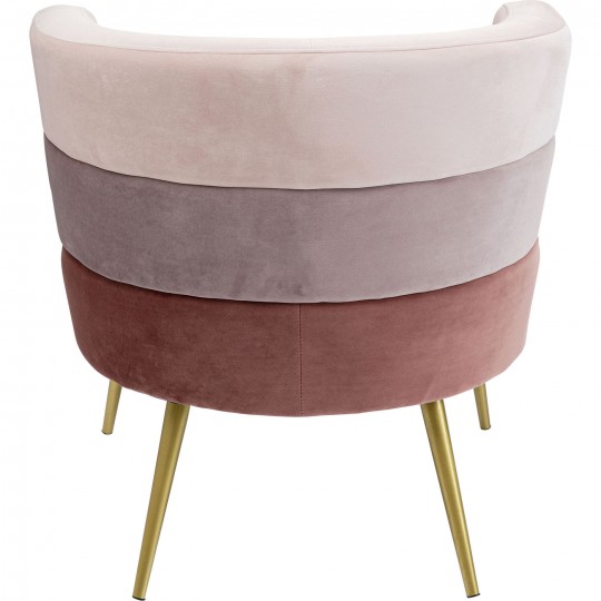 Armchair Sandwich velvet pink Kare Design Armchair Sandwich velvet pink Kare Design